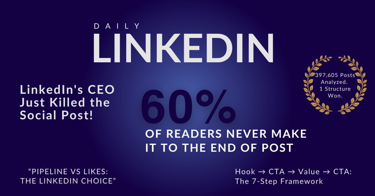 LinkedIn Is No Longer a Social Network: The SellPost Framework