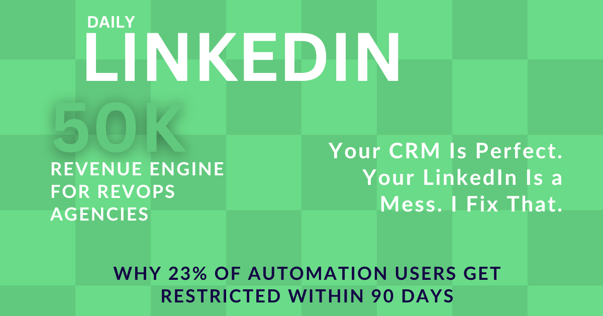 How RevOps Agencies Scale to £50k/Month On LinkedIn Without Getting Banned